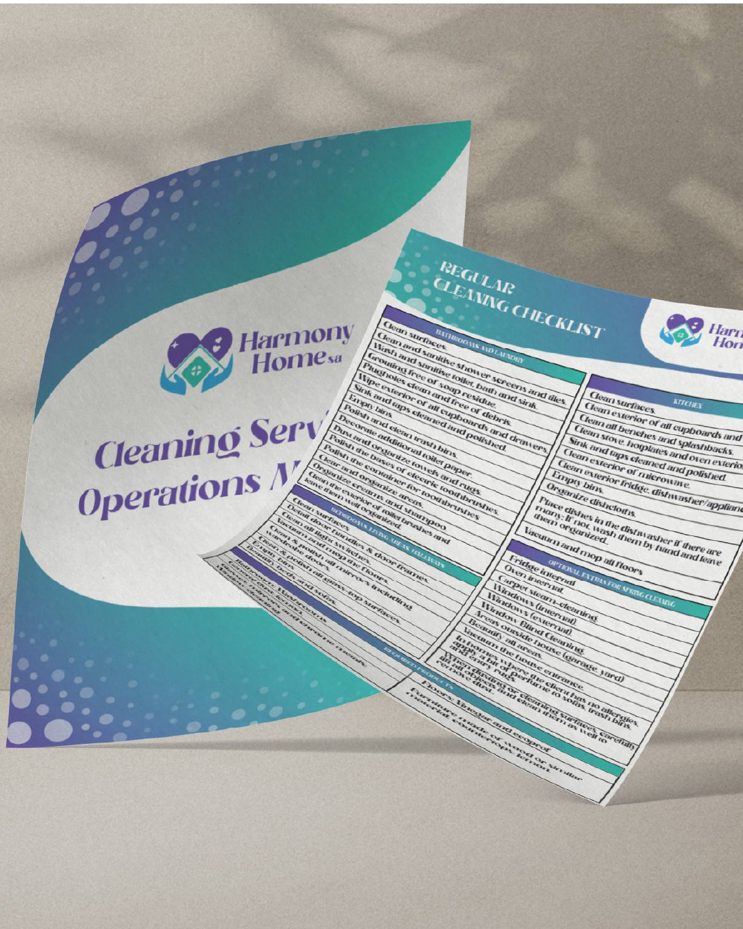 Harmony Home cleaning service operations manual