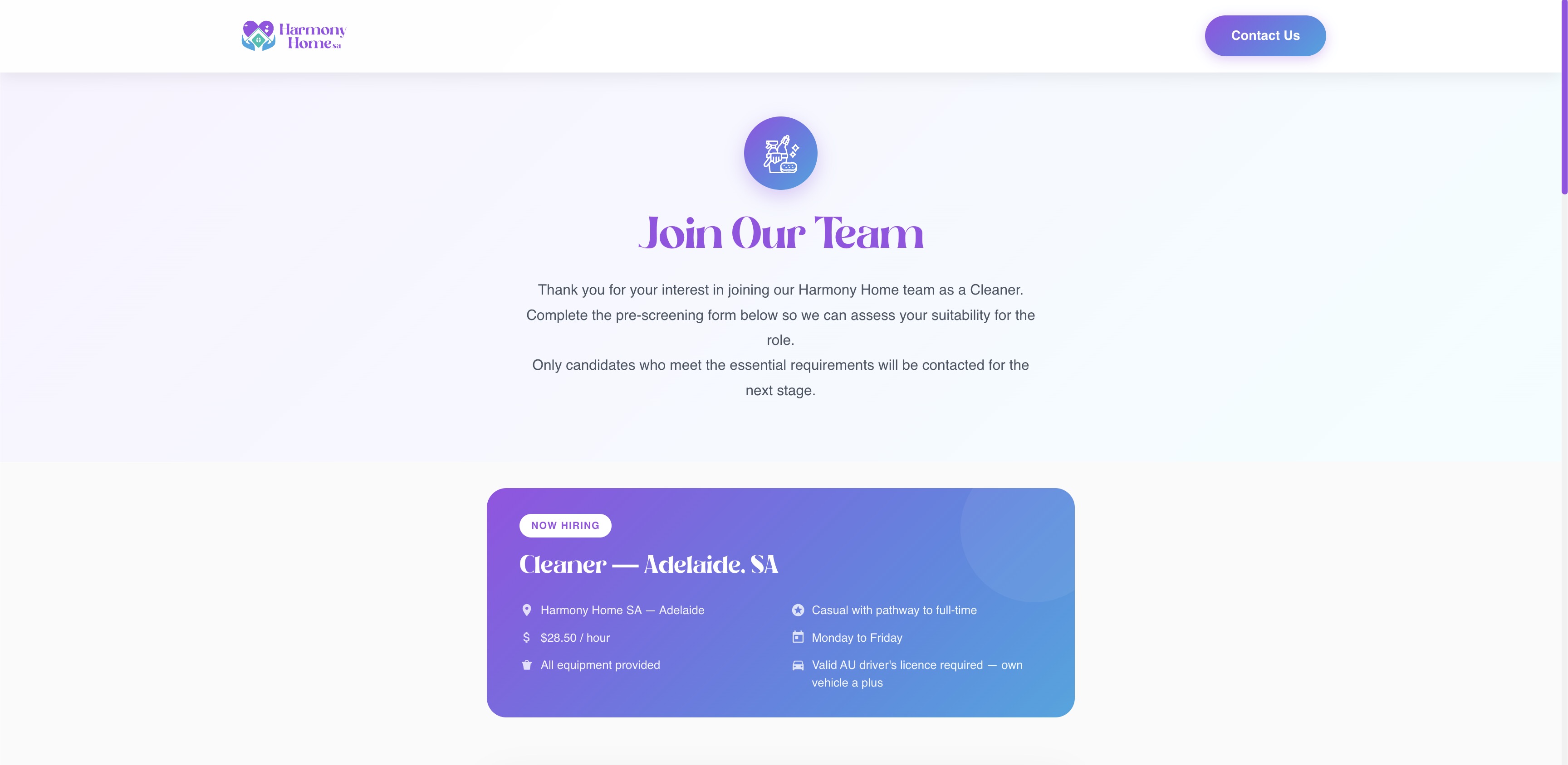 Hiring, Built Into the Brand